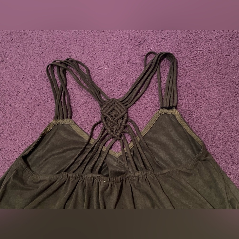 ☀️LA Hearts green sleeveless blouse size Small - Picture 5 of 5